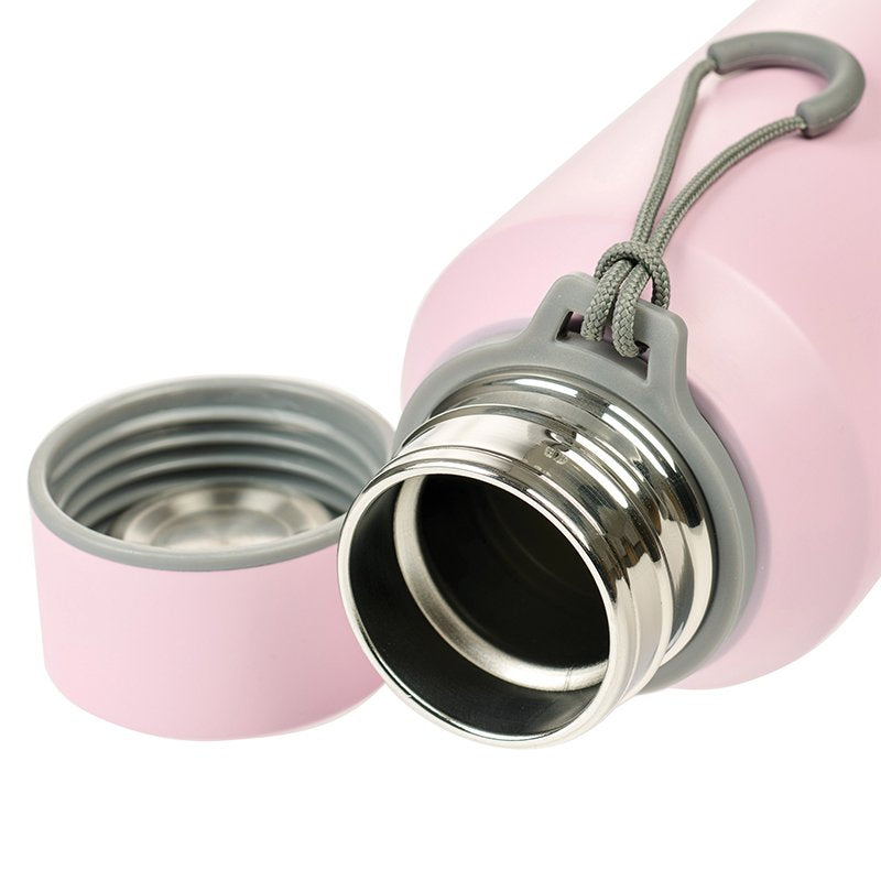 Be Still, Stainless Steel Water Bottle, Pink