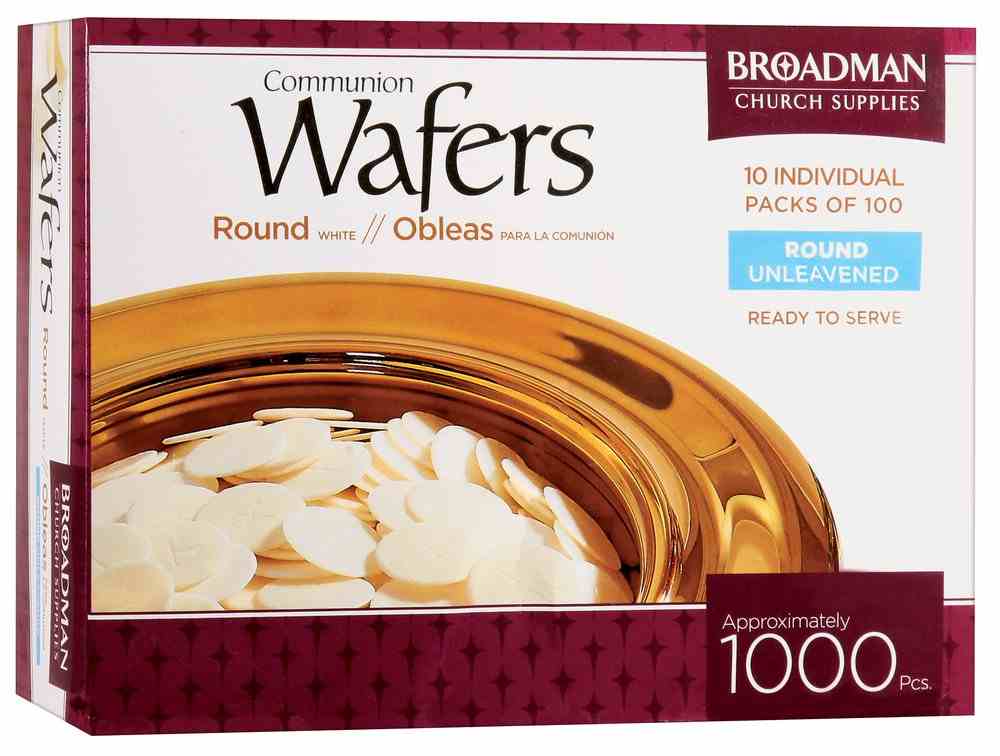 1-1/8" White Communion Wafers