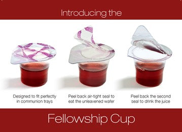 Fellowship Cup Prefilled Communion Cups, Box of 100