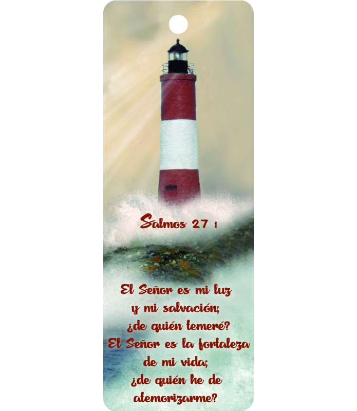 Separador 3D Salmos 27:1 Faro