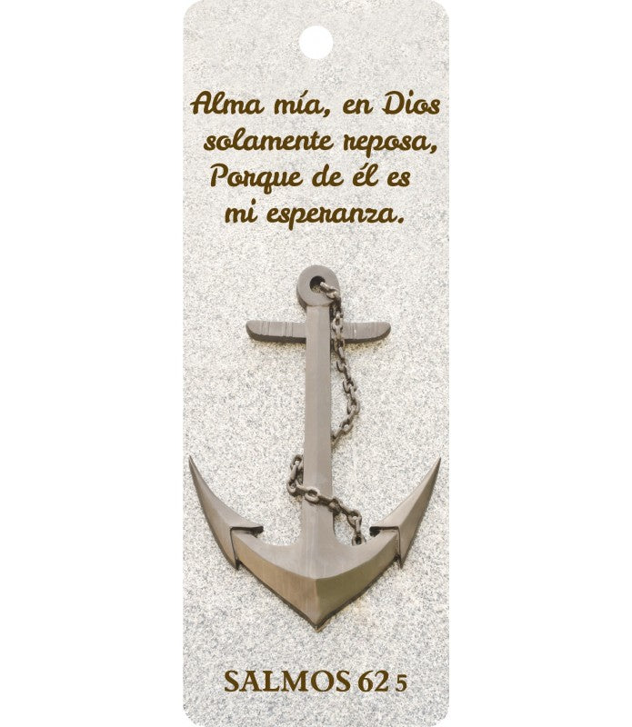 Separador 3D Salmos 62:5 Ancla