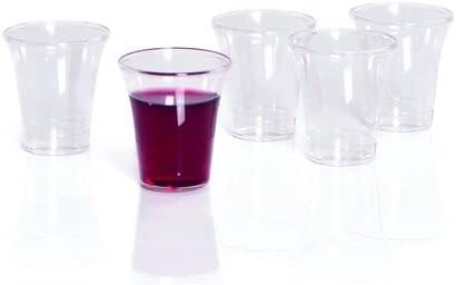 Disposable Clear Plastic Communion Cups Box of 1000