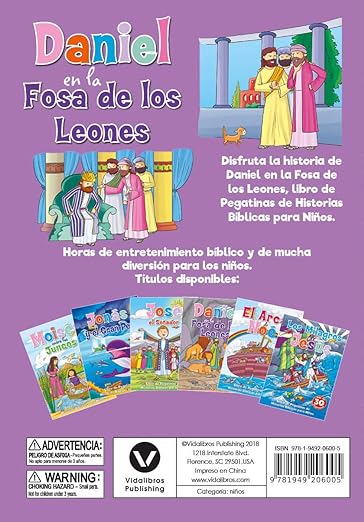 Daniel en la Fosa de los Leones - Libro de Pegatinas