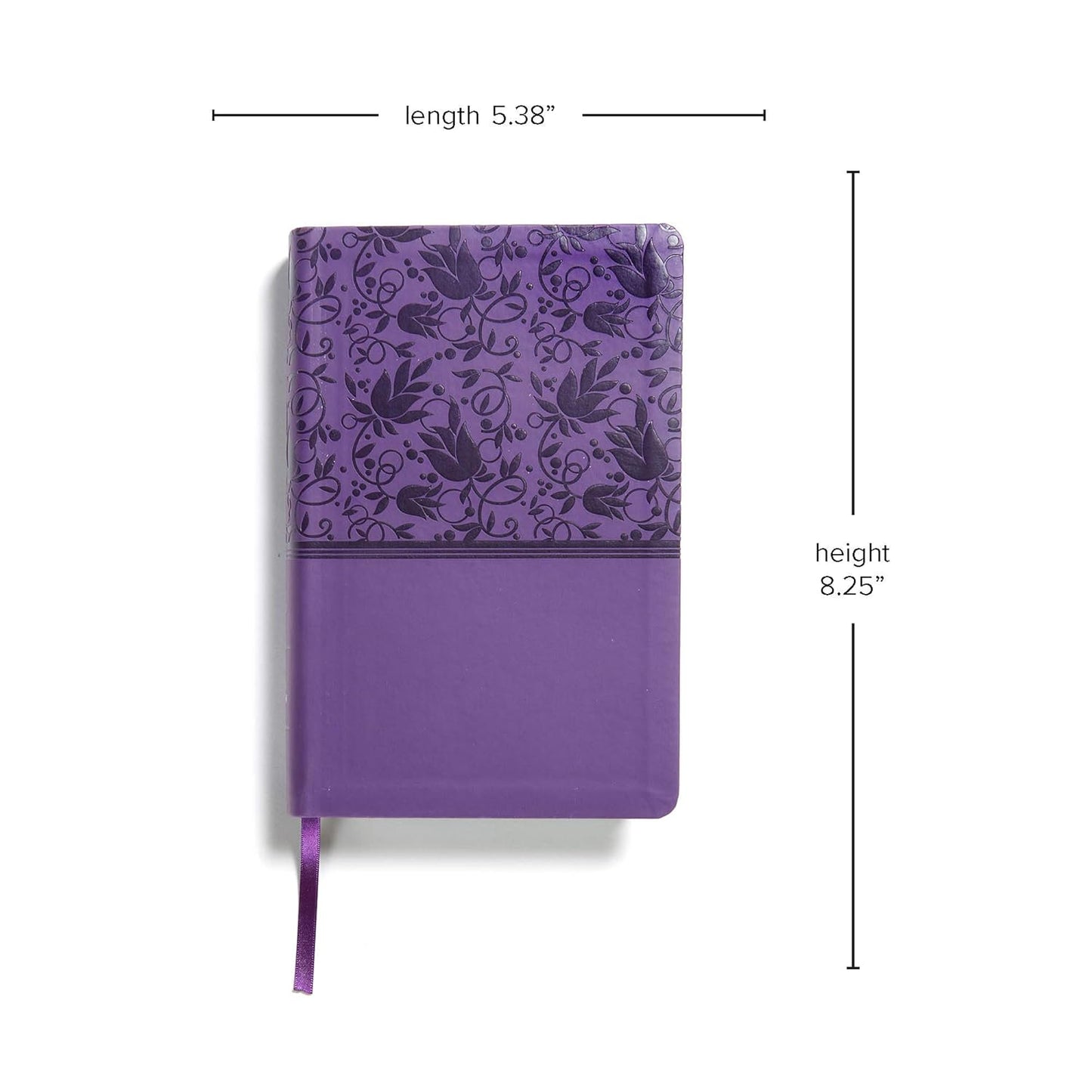 KJV Large Print Personal Size Reference Bible, Purple Leathertouch Indexed, Red Letter, Pure Cambridge Text, Presentation Page, Cross-References, Full-Color Maps, Easy-to-Read Bible