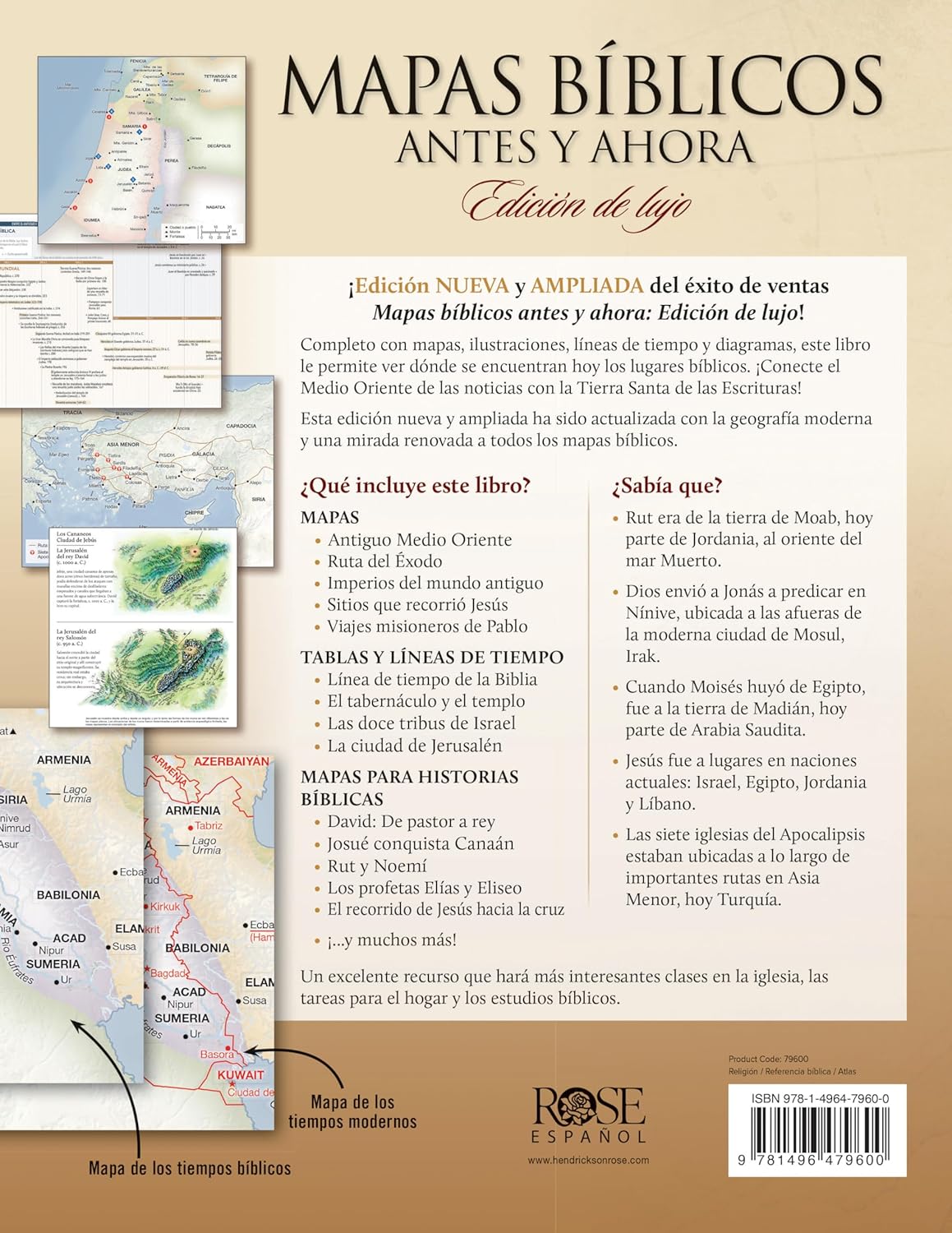 Mapas bíblicos antes y ahora