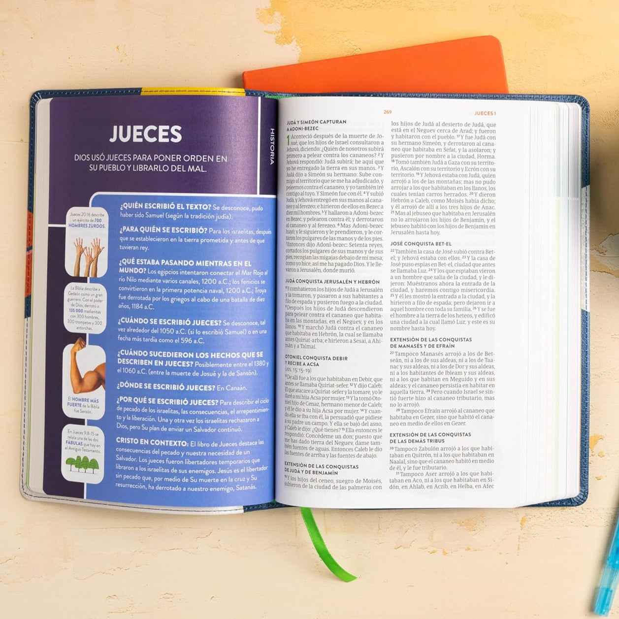 RVR 1960 Biblia para niños exploradores, azul cósmico, símil piel / RVR 1960 Kid's explorer bible, blue, LeatherTouch