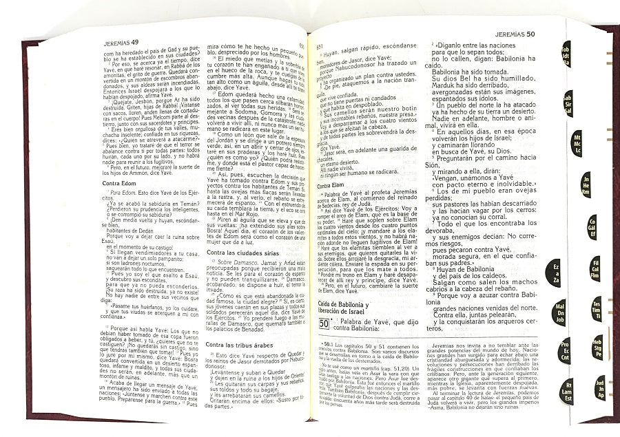 La Biblia Latinoamerica, Biblia Catolica Roja con Indice