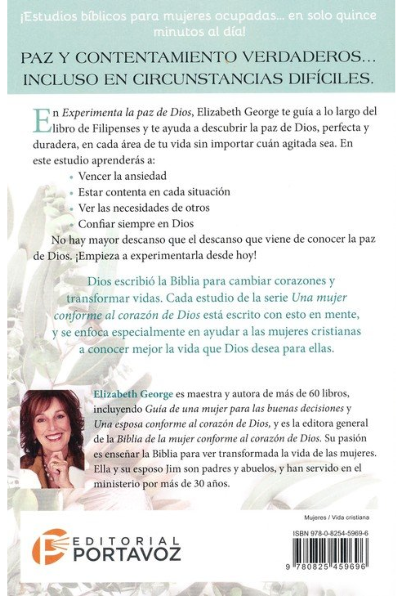 Filipenses: Experimenta la Paz de Dios – Tapa Blanda – Elizabeth George