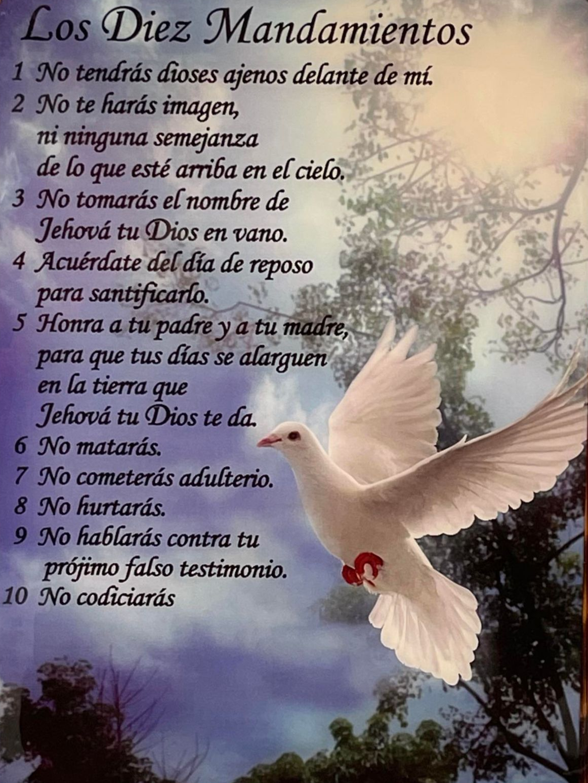 Los Diez Mandamientos