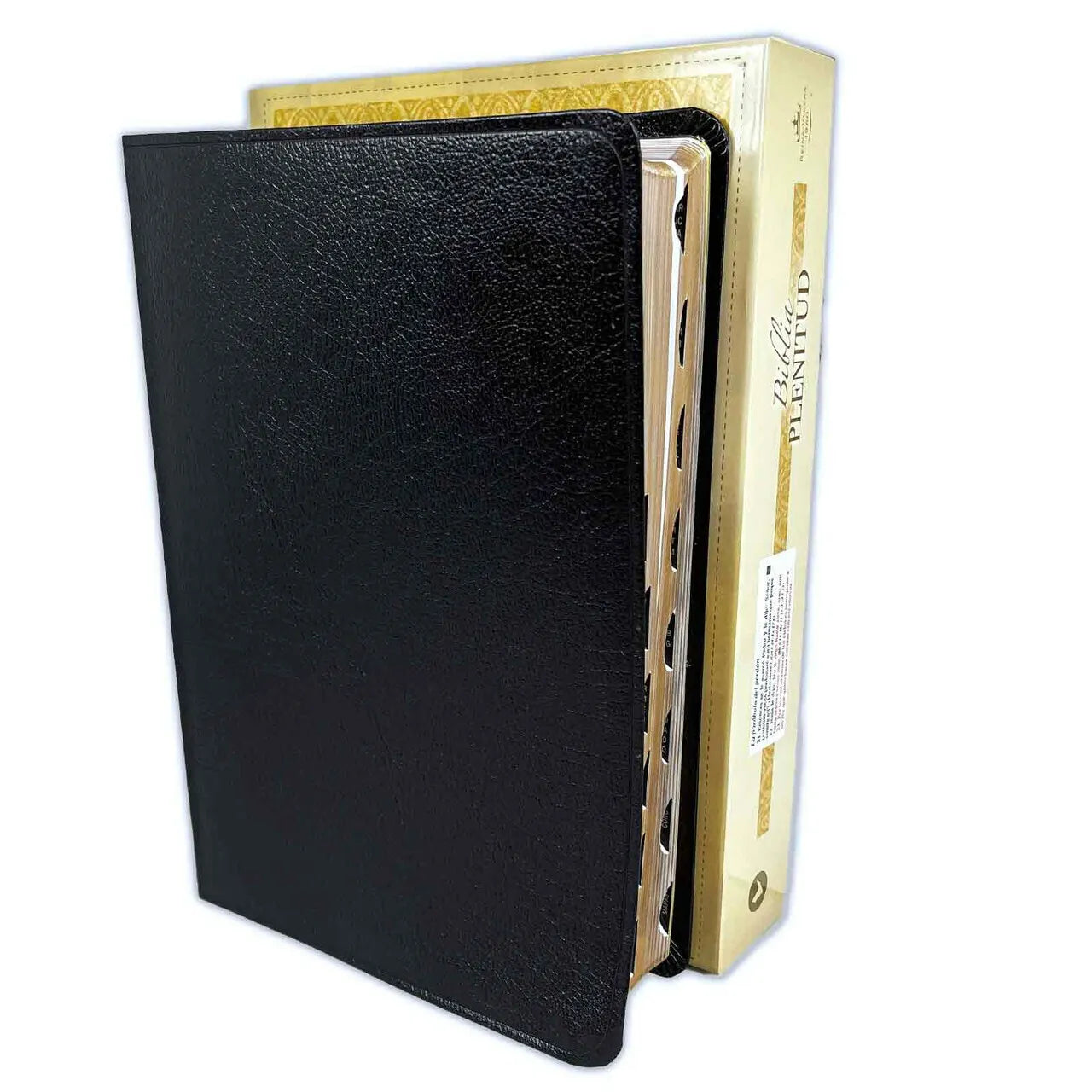 Biblia de Estudio Plenitud Reina Valera 1960 negro con indice
