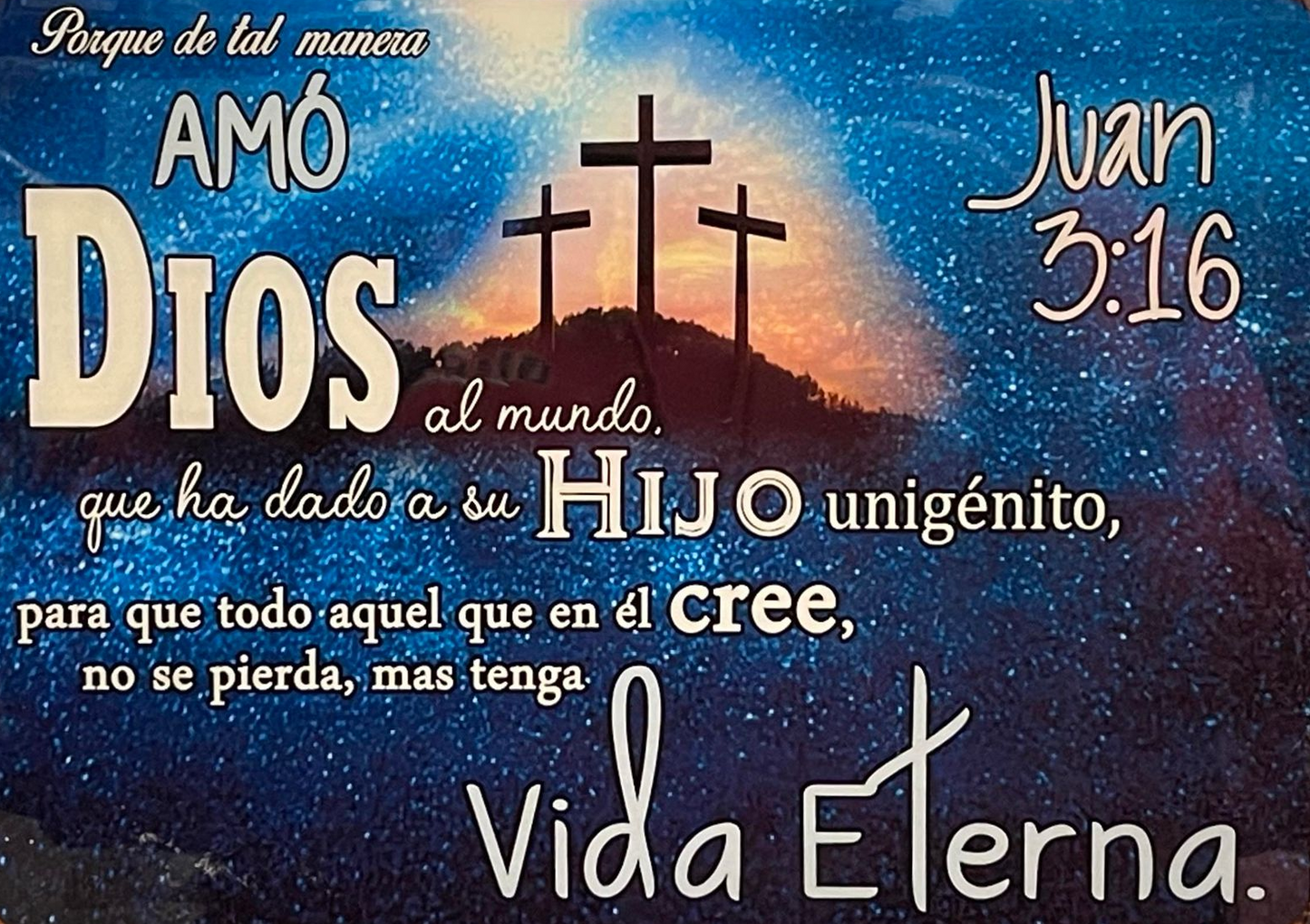 Juan 3:16 Cuadro