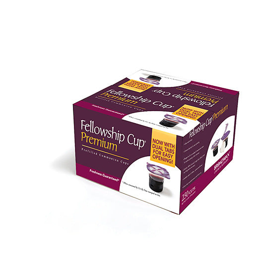 Fellowship Cup Premium Prefilled Communion Wafer and Juice - 250 Cups