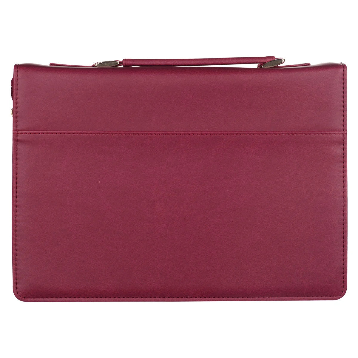 Bible Cover Medium: I Know the Plans I Have For You Maroon/Pink Floral (Jer. 29:11)