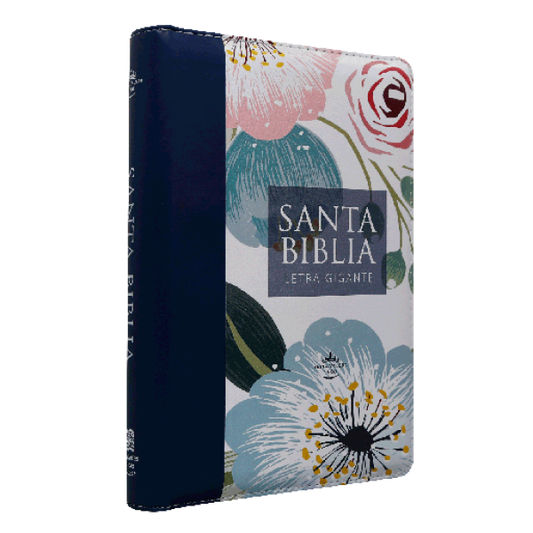 Biblia Reina Valera 1960 Letra Grande 14 Puntos Concordancia Cierre Flores