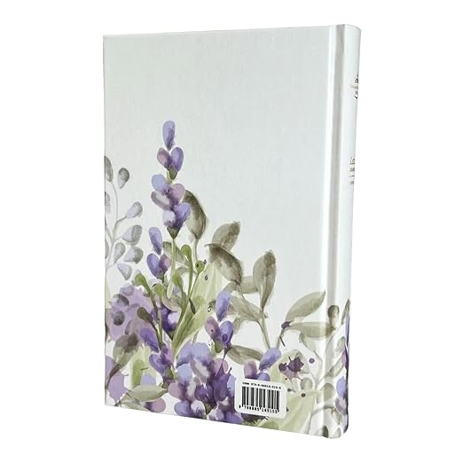 Biblia Reina Valera 1960 tamaño manual Letra Grande 12 puntos. Versículos seguidos. Tela sobre tapa dura. Diseño lavanda con índice.
