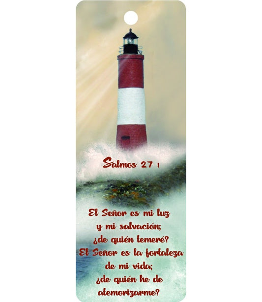 Separador 3D Salmos 27:1 Faro