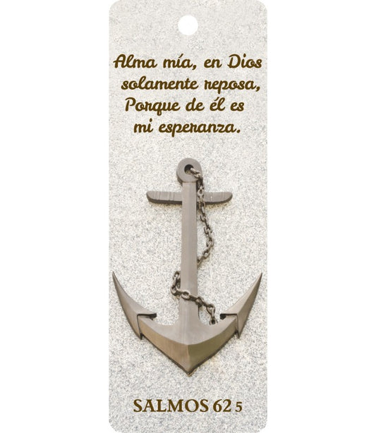 Separador 3D Salmos 62:5 Ancla