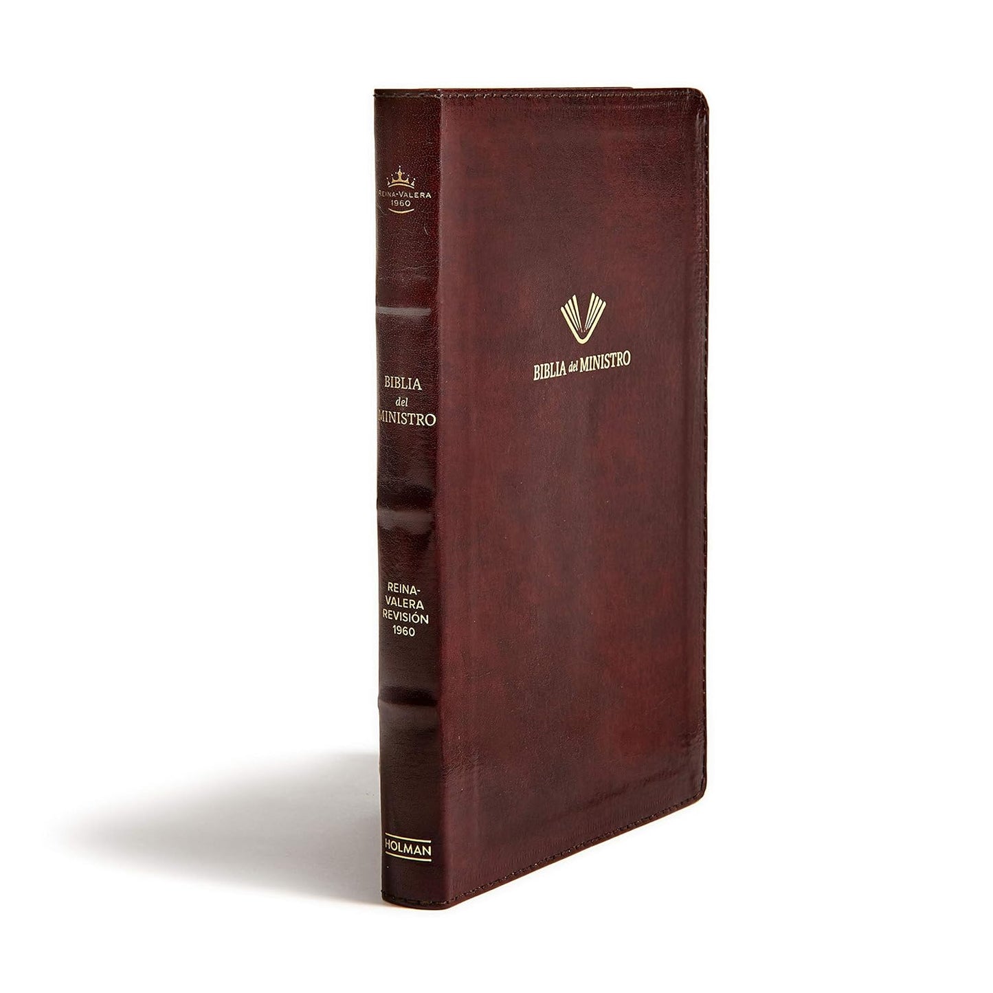Biblia Del Ministro RVR 1960 | Piel Fabricada Caoba Fino