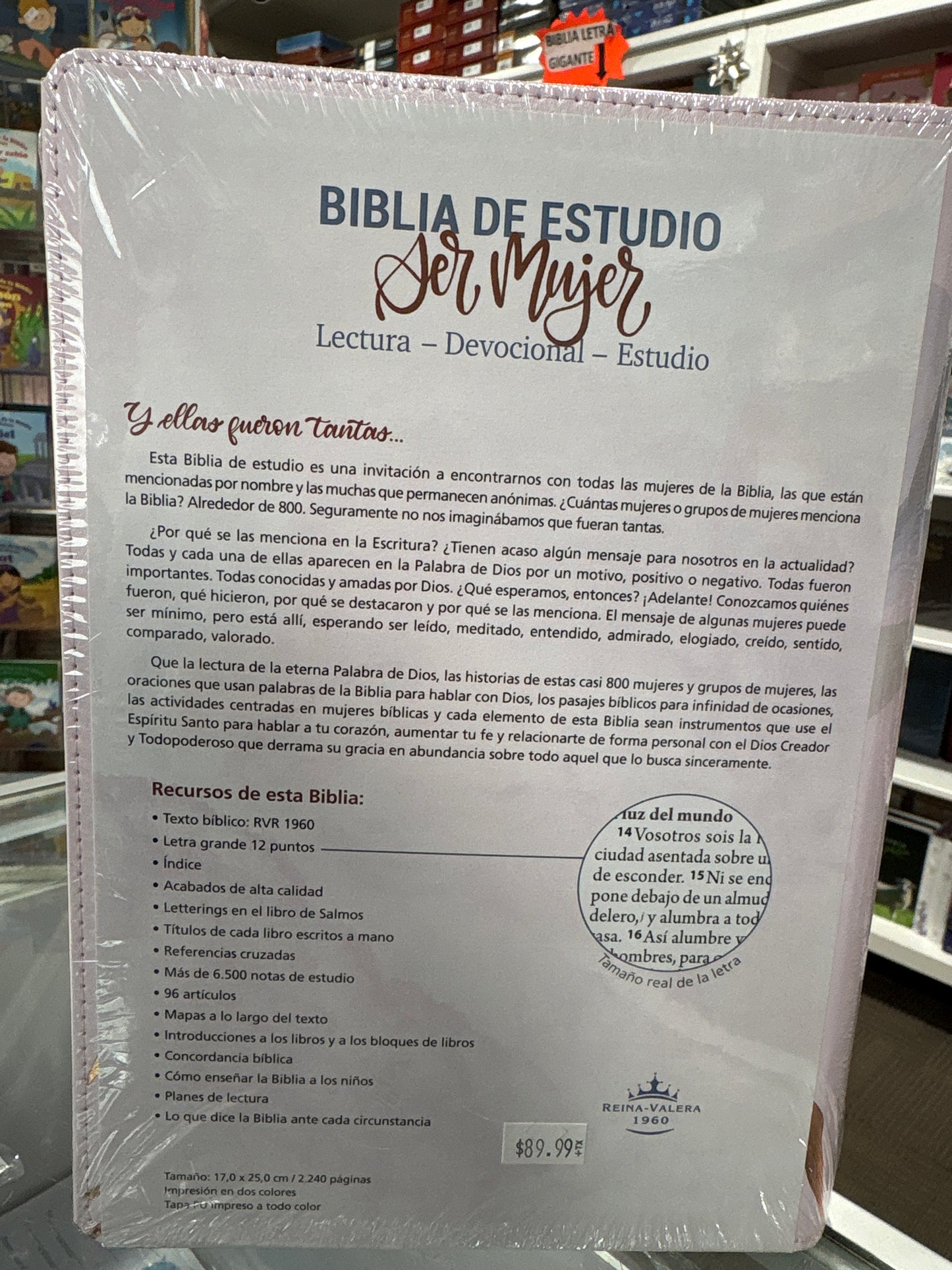 Biblia de Estudio Ser Mujer