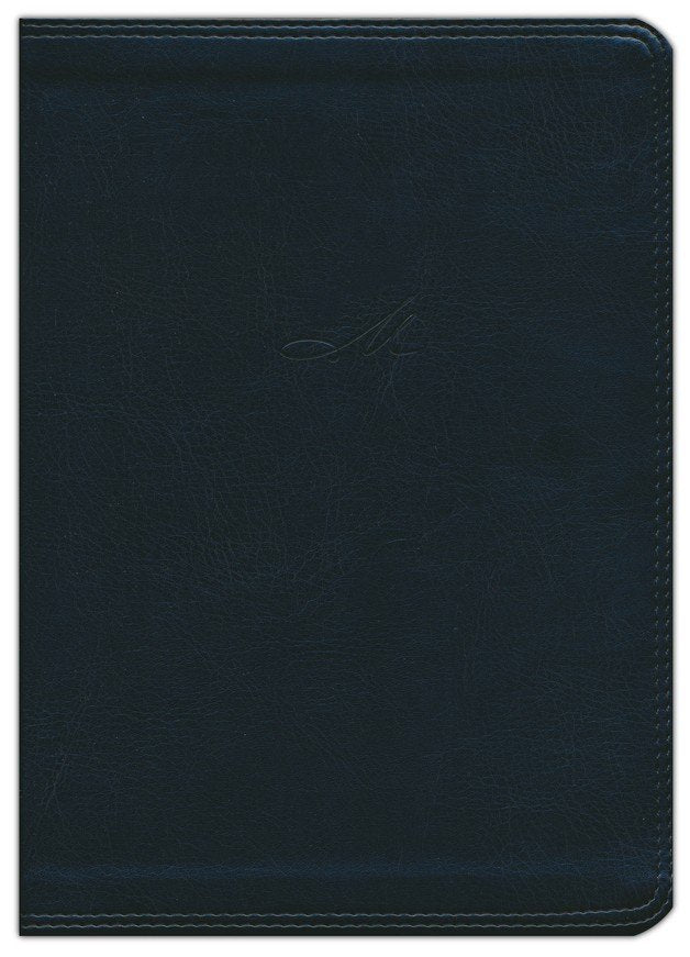NKJV MacArthur Study Bible, Comfort Print--soft leather-look, black