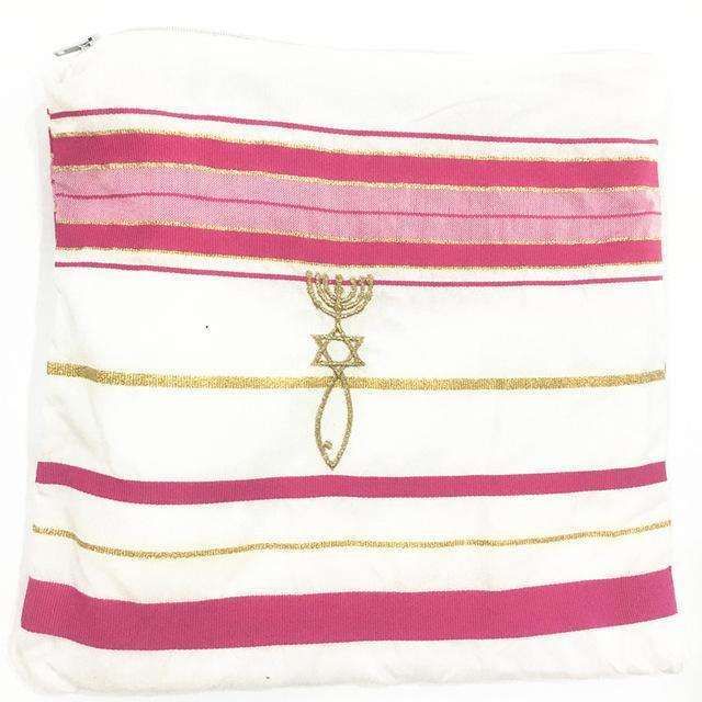 Messianic Prayer Shawl/Tallit Pink