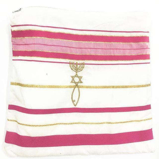 Messianic Prayer Shawl/Tallit Pink