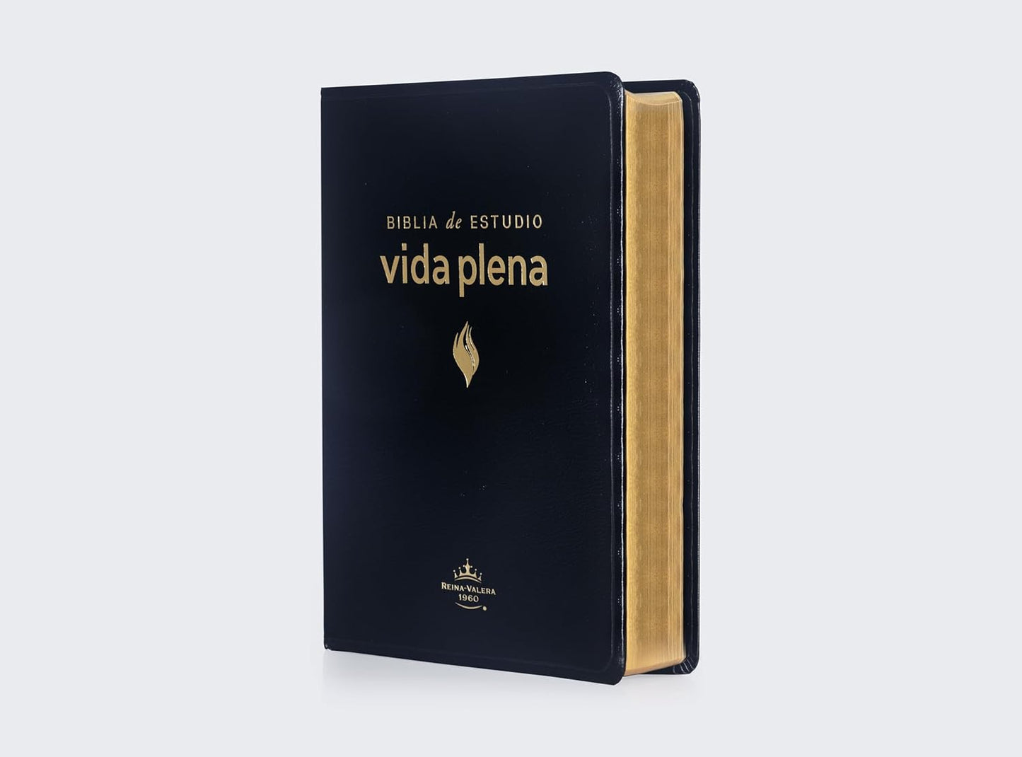 Biblia de Estudio Vida Plena, Español, Piel Negro