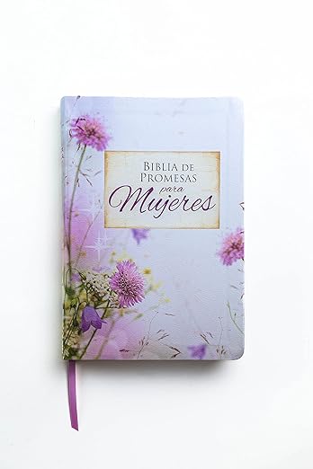 Santa Biblia de Promesas Reina-Valera 1960 / Letra Gigante - 13 puntos / Piel Especial / Floral