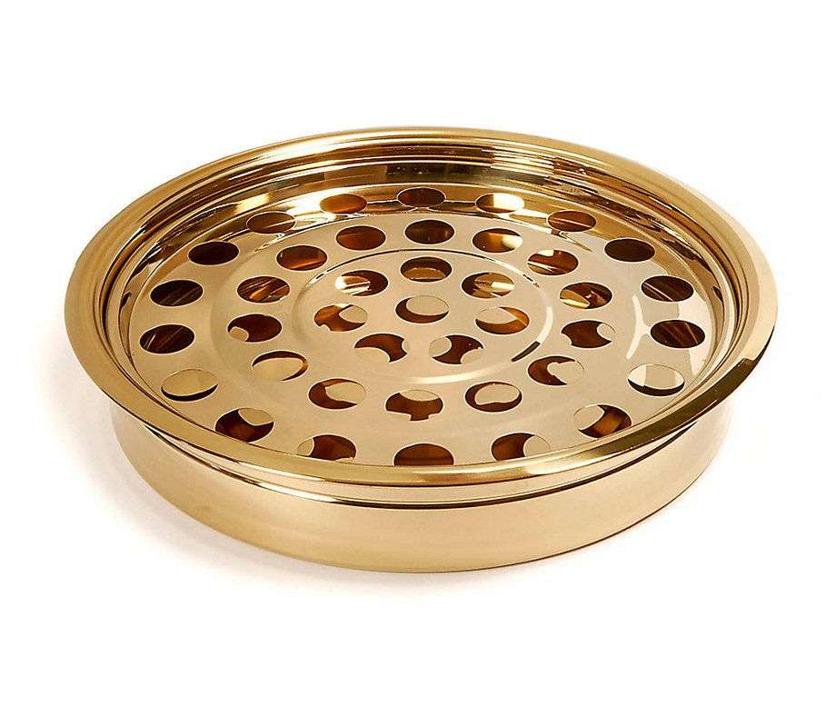 Brass Tray and Disc Gold