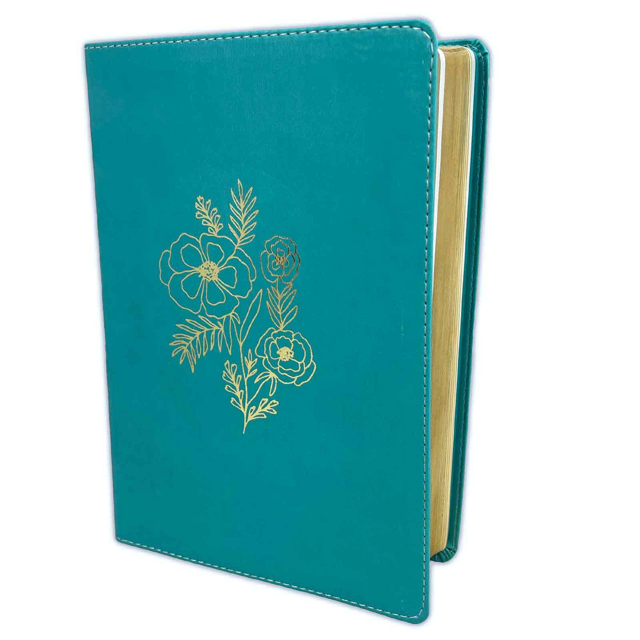 Biblia devocional Mujer Verdadera Letra Grande NBLA: Duotono Aqua