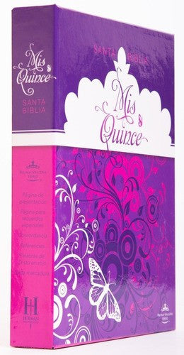 Biblia RVR60 Mis Quince [Biblia] Símil piel - Morada