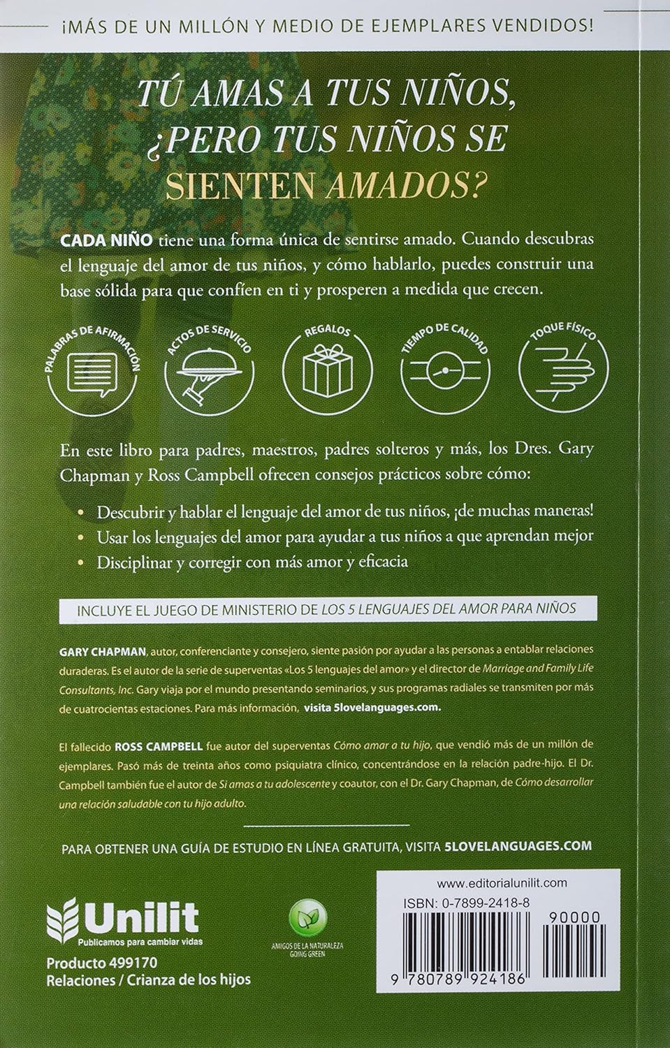 Los 5 lenguajes del amor de los niños