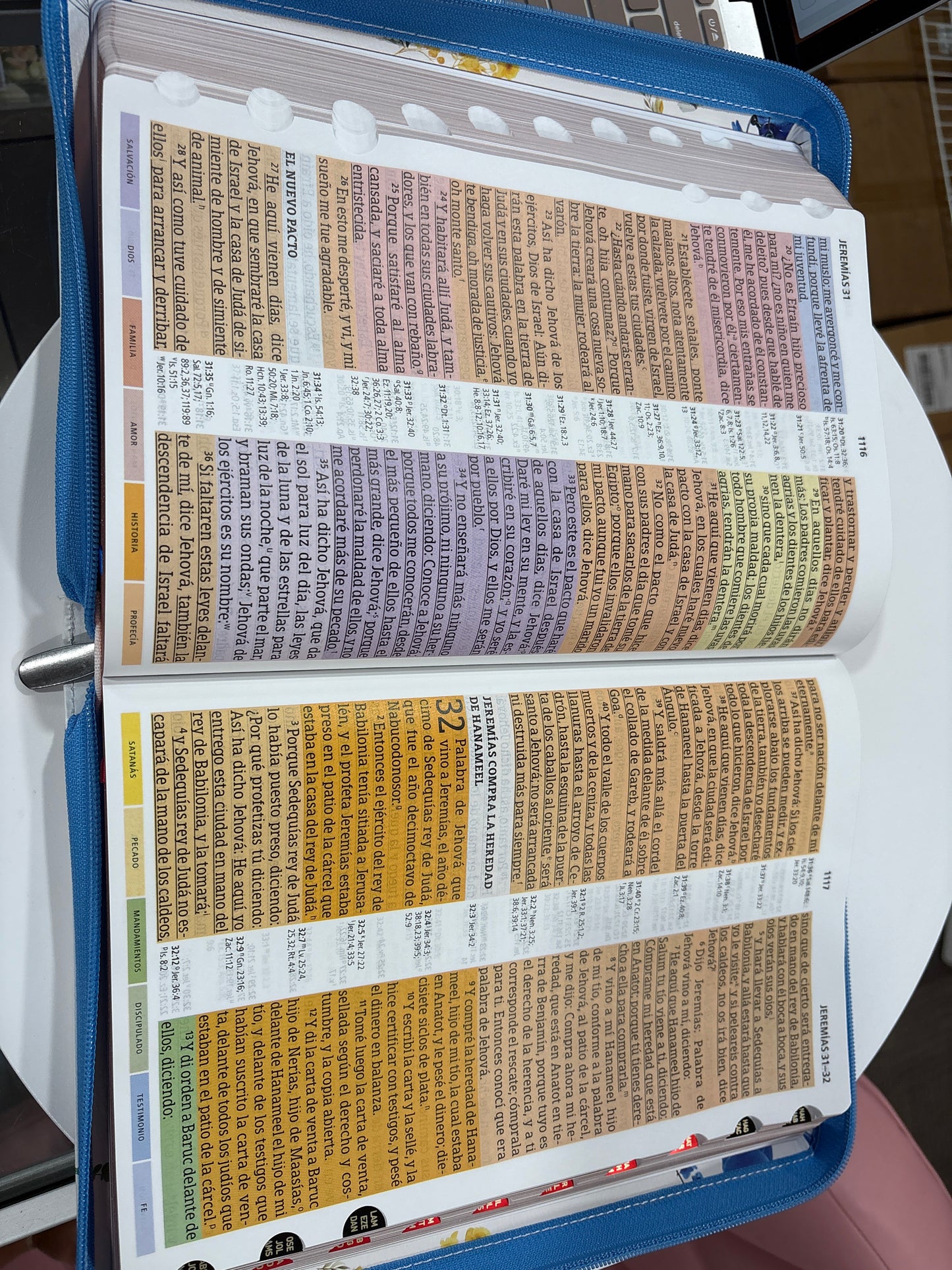 Biblia de Estudio Arcoiris - Letra Gigante - Edicion Especial