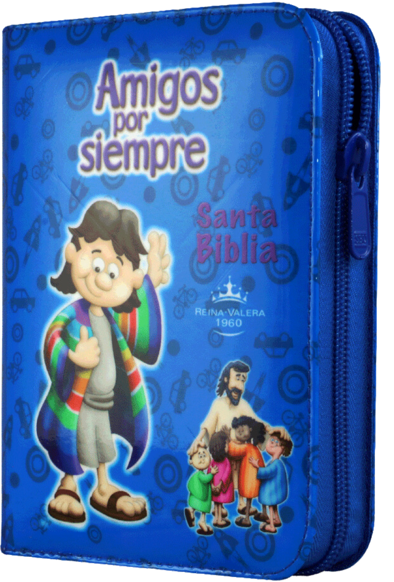 Biblia Amigos Por Siempre Azul con Cierre RVR1960