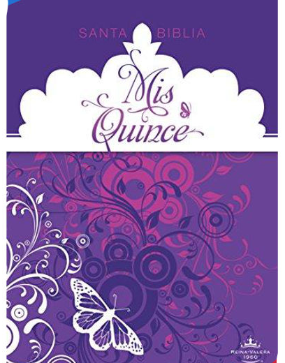 Biblia RVR60 Mis Quince [Biblia] Símil piel - Morada